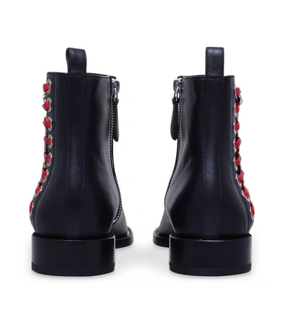Shop Alexander Mcqueen Braided Ankle Boots In Multi