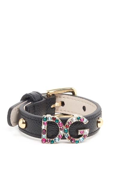 Shop Dolce & Gabbana Bracelet In Black