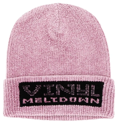 Shop Alexander Wang Vinyl Beanie In Mauve