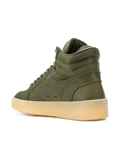 Shop Etq. Hi-top Platform Sneakers In Green