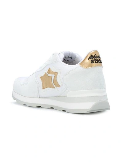 Shop Atlantic Stars Low Top Sneakers - White