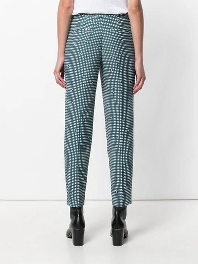 Shop Carven Checked Tailored Trousers