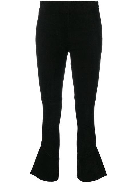 Iro Flared Cropped Trousers In Black | ModeSens