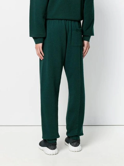 Shop Adidas Originals By Alexander Wang In Out Track Trousers - Green