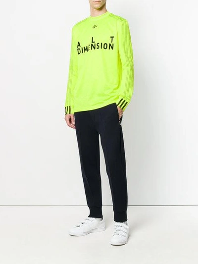 Shop Adidas Originals By Alexander Wang Soccer Long In Yellow