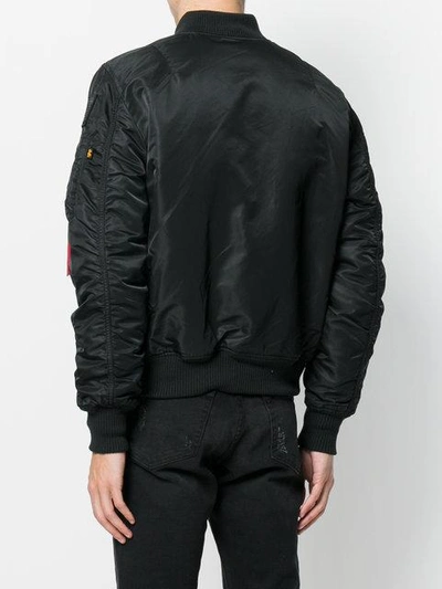 Shop Alpha Industries Classic Flight Jacket In Black