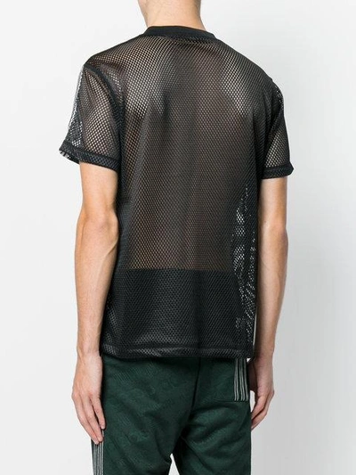 Shop Adidas Originals By Alexander Wang Mesh Logo T-shirt - Black