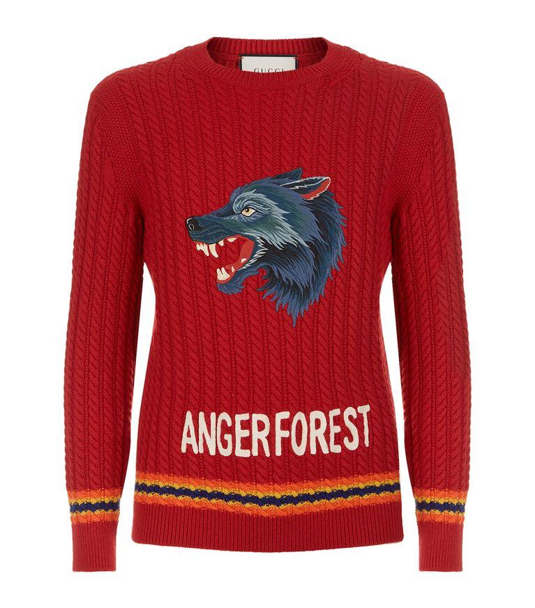 gucci wolf sweater