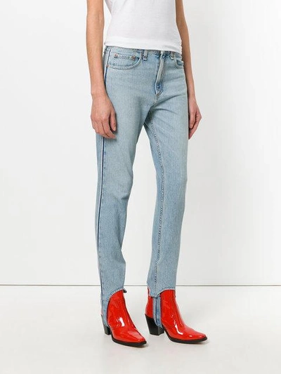 Shop Rag & Bone Olivia Stirrup Jeans In Blue