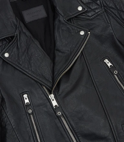 Shop Allsaints Rasco Biker Jacket In Black