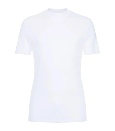 Shop Neil Barrett Cowl Neck T-shirt In White