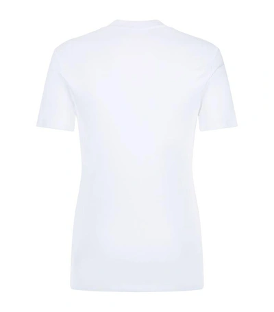 Shop Neil Barrett Cowl Neck T-shirt In White