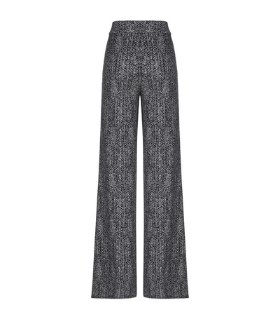 Shop Theory Wide Leg Trousers In Navy