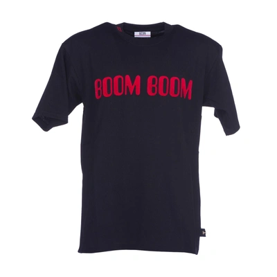 Shop Gcds Boom T-shirt In Black + Print
