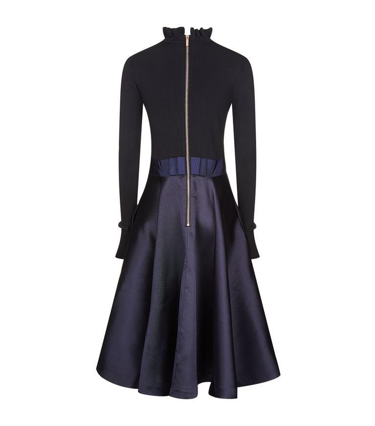 ted baker zadi frill cuff dress