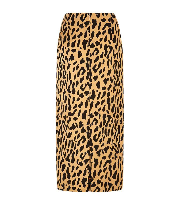 Diane Von Furstenberg Leopard Printed Pencil Skirt In Multi | ModeSens