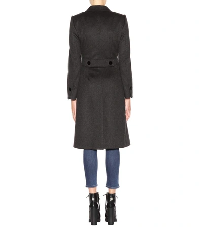 Shop Dolce & Gabbana Wool And Cashmere Coat In Grey