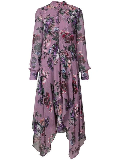 Erdem Kaylah Floral-print Silk-chiffon Midi Dress | ModeSens
