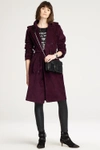 Rebecca Minkoff Ferry Coat In Potent Purple