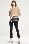 Rebecca Minkoff Cecelia Sweater In Cameo Brown Multi