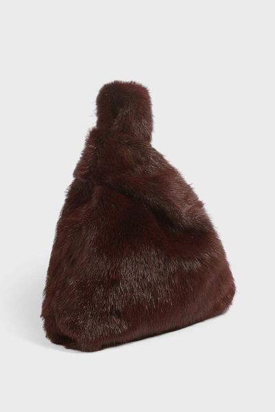 Shop Simonetta Ravizza Classic Fur Bag