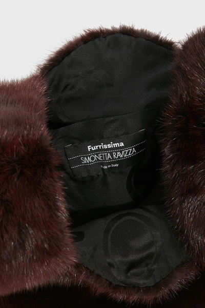 Shop Simonetta Ravizza Classic Fur Bag