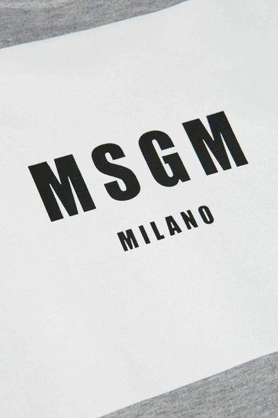 Msgm Logo Detail Cotton T-shirt