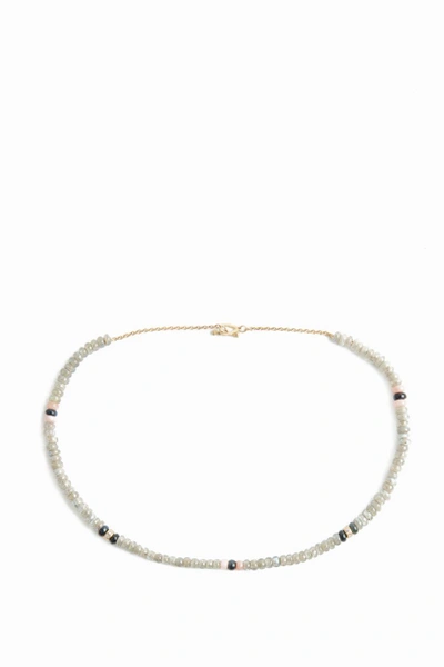 Shop Luis Morais Yellow-gold Diamond-detail Necklace