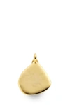 Monica Vinader Engravable Siren Large Pendant Charm In Metallic