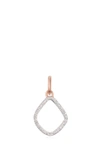 MONICA VINADER RP RIVA DIAMOND KITE PENDANT - DIAMOND