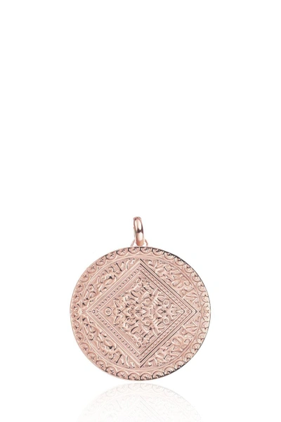 Shop Monica Vinader Marie Pendant In Metallic