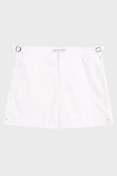 Shop Orlebar Brown Bulldog Swim Shorts In White