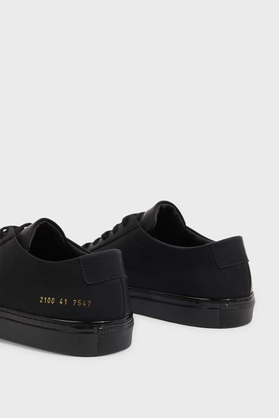 Shop Common Projects Achilles Luxe Trainers In Black