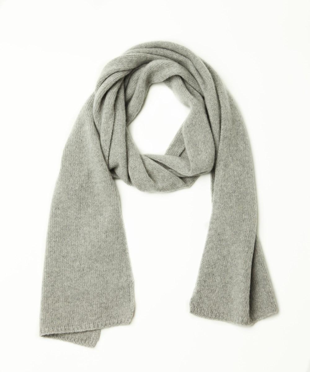 large grey cashmere scarf