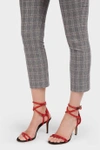 Isabel Marant Aoda Leather And Suede Sandals In Red