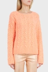 SIES MARJAN Casey Cable Knit Wool-Blend Jumper