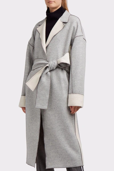 Shop Victoria Victoria Beckham Wool And Cashmere-blend Coat