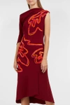 PETER PILOTTO Chenille-Embroidered Cady Dress