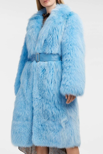 Shop Saks Potts Lake Fox Fur Coat