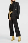 PETAR PETROV Hattie Checked Wool-Twill Trousers