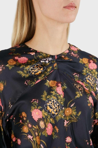 Shop Isabel Marant Ovaly Floral Silk Top