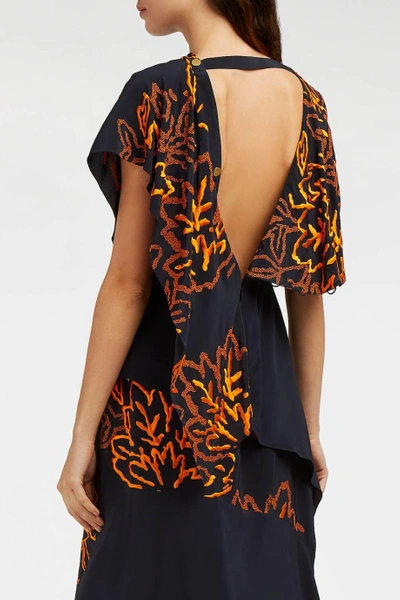 Shop Peter Pilotto Embroidered Silk Top