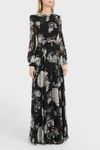 GIAMBA Moon Print Long Dress