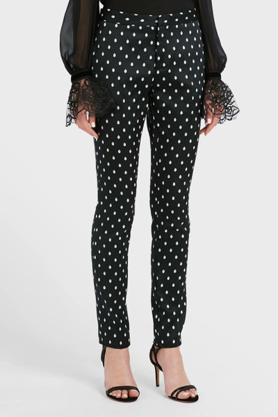 Shop Giambattista Valli Polka-dot Skinny Trousers