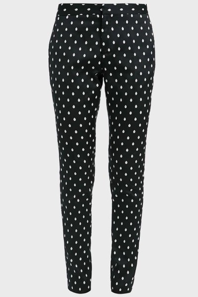 Shop Giambattista Valli Polka-dot Skinny Trousers