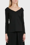 ROSETTA GETTY Split Neck Top