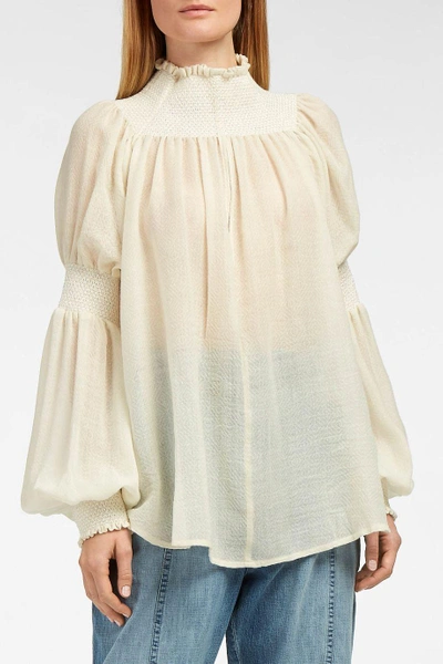 Rachel Comey Renew Wool-jacquard Top