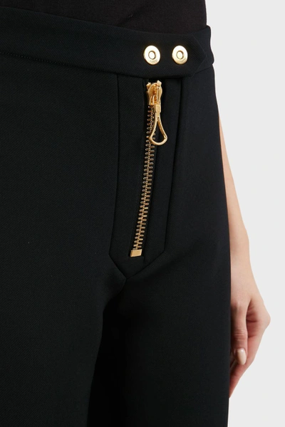 Shop Ellery Montreaux Gold-toned Zip Trousers