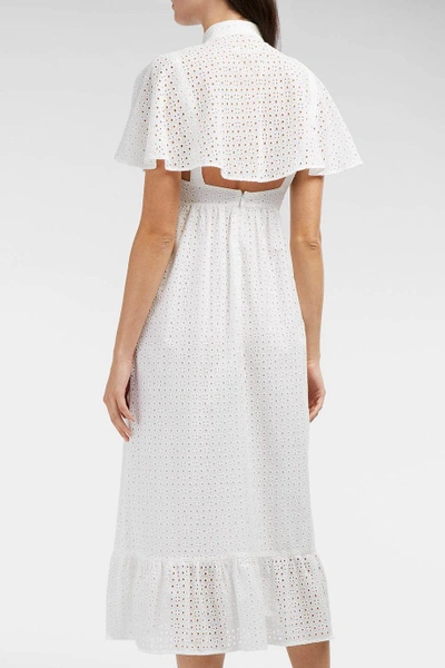 Shop Alexa Chung Ruffled Broderie Anglaise Cotton Dress