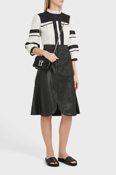 Shop Isabel Marant Boreal Leather Skirt